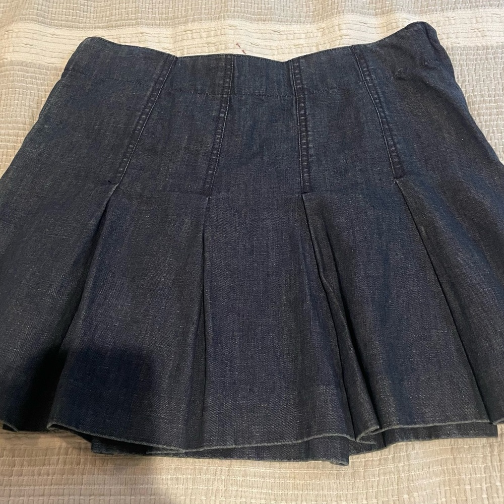 Club Monaco Dark Blue Skater Skirt
